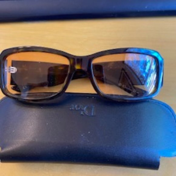 CHRISTIAN DIOR Cottage 3 Sunglasses 0866Y 57 16 130 TORTOISE BROWN RECTANGULAR